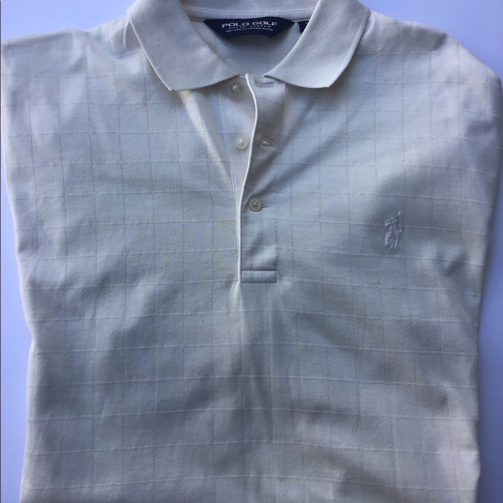 Polo Ralph Lauren Polo Golf Creme Shirt SZ Medium